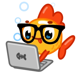 Telegram sticker 🤓 Gold Fish