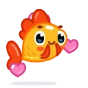Video sticker 🥰 Gold Fish
