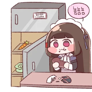 Sticker 🍫 라스트 오리진 만화 극장콘