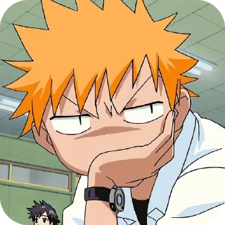 Telegram sticker 👄 bleach