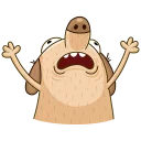 Telegram sticker 🙏 Diggy @TgEmojis