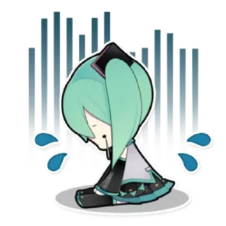 Video sticker ✨ Hatsune miku [@Otakuzdream]