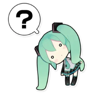 Video sticker ✨ Hatsune miku [@Otakuzdream]