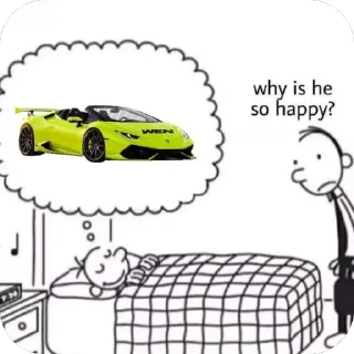Telegram sticker 🫥 $WEN LAMBO