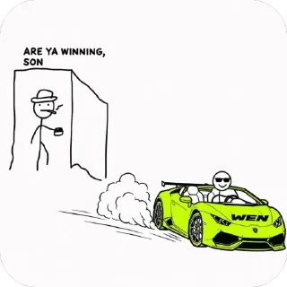 Telegram sticker 🫥 $WEN LAMBO