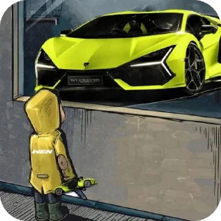 Telegram sticker 🫥 $WEN LAMBO