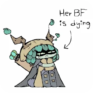 Telegram sticker 🍃 Hunterss wizard   @Kto_kavo