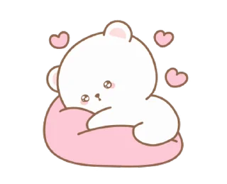 Video sticker 🍥 🍮  ⪨   ·— мишка !  @cute_stickers_emoji