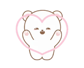 Video sticker 🍥 🍮  ⪨   ·— мишка !  @cute_stickers_emoji