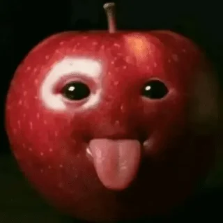 Telegram sticker 😀 Manzana Meme Faces🍎 - [B7H8G] - soylanet.com