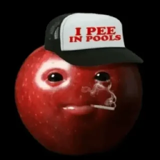Telegram sticker 😀 Manzana Meme Faces🍎 - [B7H8G] - soylanet.com