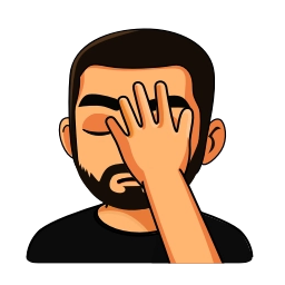 Telegram sticker 🤦‍♂ @GGxTON Stickers