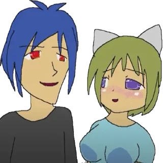Telegram sticker 😳 Nyan ~ Neko Sugar Girls