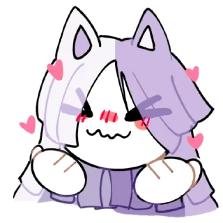 Telegram sticker 💜 Котик Сигма