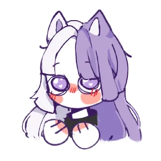 Video sticker 💜 Котик Сигма