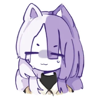 Sticker 💜 Котик Сигма