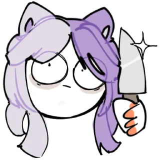 Video sticker 💜 Котик Сигма