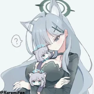 Video sticker 🧊 🧊 | Shiroko Terror ᨒ @KurumiFan ⛩️