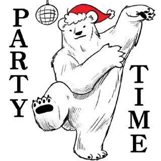 Video sticker 😊 Polar bear and Christmas (Merry Christmas 聖誕節快樂) @kal_pc