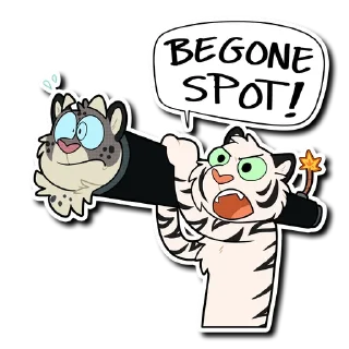 Telegram stiker 🧨 White Tiger 2