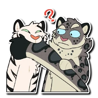 Telegram sticker 😆 White Tiger 2