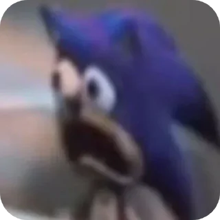 Телеграм стикер 😟 Sonic Pack