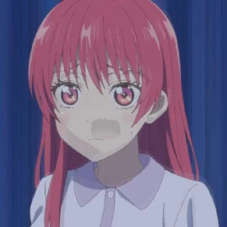 Телеграм стикер 😱 Kanojo mo Kanojo @StickersofAnime