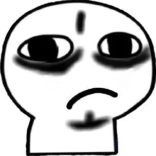 Video sticker ☹️ mood • @sticbot