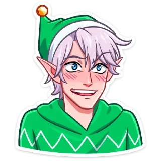 Telegram sticker ☺️ Рей и Эвер @stickersvvk