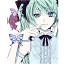 Video sticker 😊 Hatsune Miku @Nekosticker