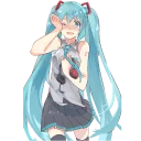 Video sticker 😭 Hatsune Miku @Nekosticker