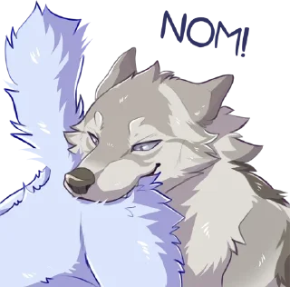 Video sticker 🍕 Suff Tundra Wolf @stickerowo