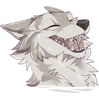 Telegram sticker 😂 Suff Tundra Wolf @stickerowo