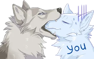 Video sticker 😋 Suff Tundra Wolf @stickerowo
