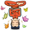 Telegram sticker ☺️ Modern Buddha