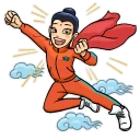 Telegram sticker 💪 Modern Buddha