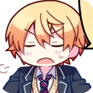 Telegram sticker 🤲 MY STAR - TSUKASA! (｢• ω •)｢ 🌟🍓 ~ @smouuchi