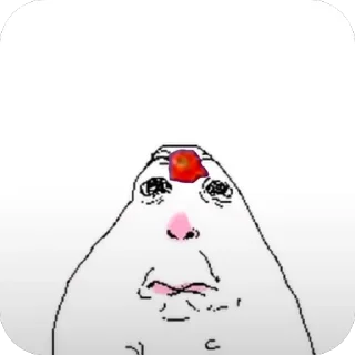 Telegram sticker 🫥 Хомячки