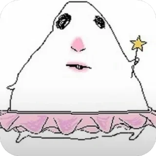 Telegram sticker 🫥 Хомячки