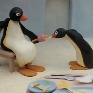 Telegram sticker 🐧 ♡𝕡𝕚𝕟𝕘𝕦♡                          by Luh~