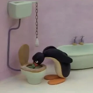 Telegram sticker 🐧 ♡𝕡𝕚𝕟𝕘𝕦♡                          by Luh~