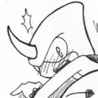 Telegram sticker 😳 Espio the chameleon ᘛ⁐̤ᕐᐷ :: @fStikBot