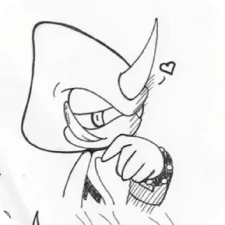 Telegram sticker 😏 Espio the chameleon ᘛ⁐̤ᕐᐷ :: @fStikBot