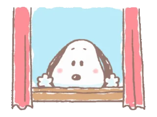 Video sticker 🪟 Snoopy animated stickers