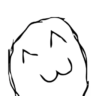 Telegram sticker 🌟 derp face/ уродское выражение :: @fStikBot