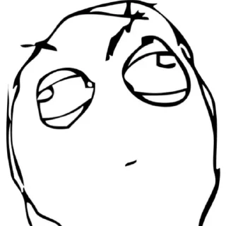 Telegram sticker 🌟 derp face/ уродское выражение :: @fStikBot