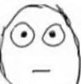 Telegram sticker 🌟 derp face/ уродское выражение :: @fStikBot