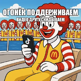 Video sticker 🤡 РОННИ МАКАРОНИ @trtrtrtrtrtrtrtrttttre