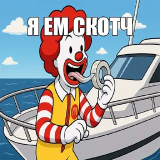 Video sticker 🤡 РОННИ МАКАРОНИ @trtrtrtrtrtrtrtrttttre
