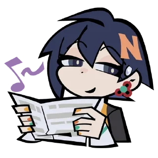 Telegram sticker 0️⃣ Official Zenless Zone Zero // @Anime_Sticker_noob